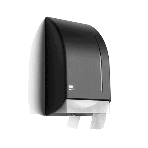 Satino Black jumbo toiletroldispenser