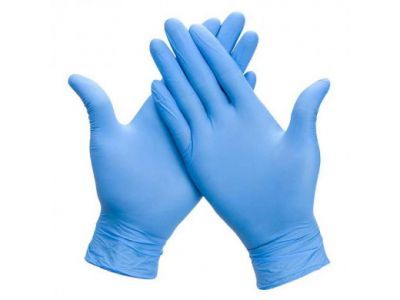 Nitrile handschoenen poedervrij blauw 10 x 100 stuks - Clean